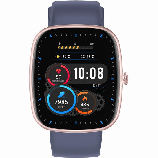 Smartwatch Damski GRAVITY GT18-3 Różowy Pasek Silikonowy + Granatowy Pasek