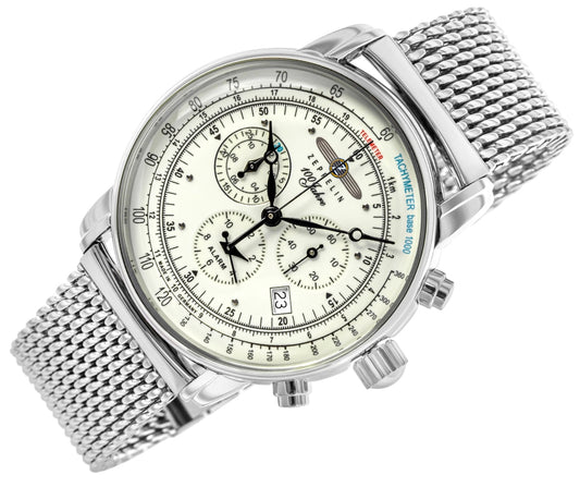 Zegarek Męski ZEPPELIN 100 Jahre Chronograph 8680M-3 + BOX