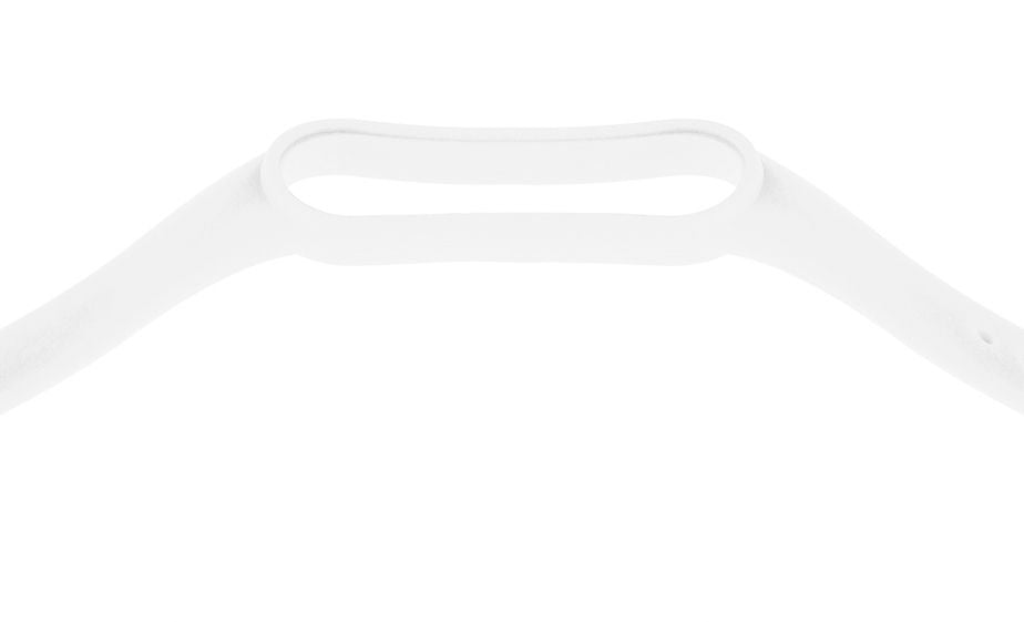 Pasek silikonowy do Xiaomi 5/6 - biały
