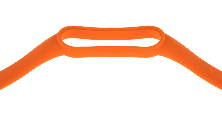 Pasek silikonowy do Xiaomi 5/6 - pomarańczowy