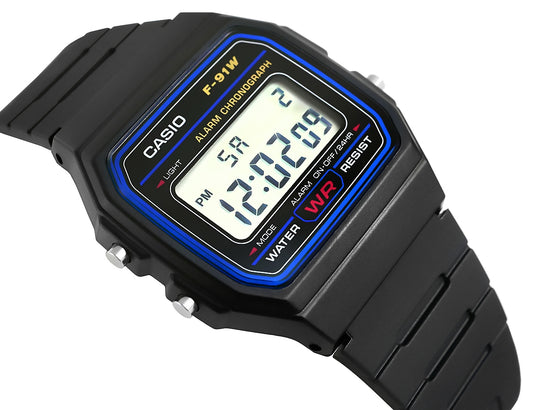 Zegarek Męski CASIO F-91W-1YEG + BOX