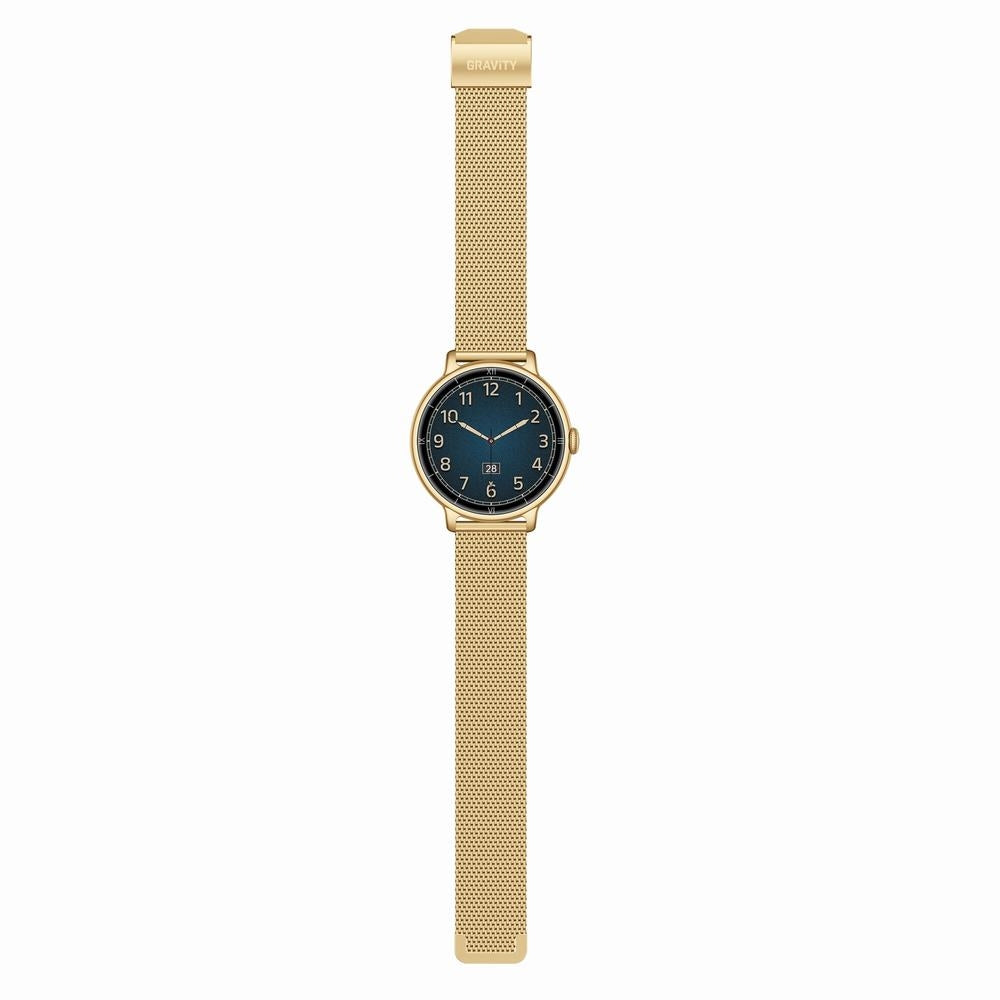 Smartwatch Gravity Złoty Pasek + Bransoleta GT33-1