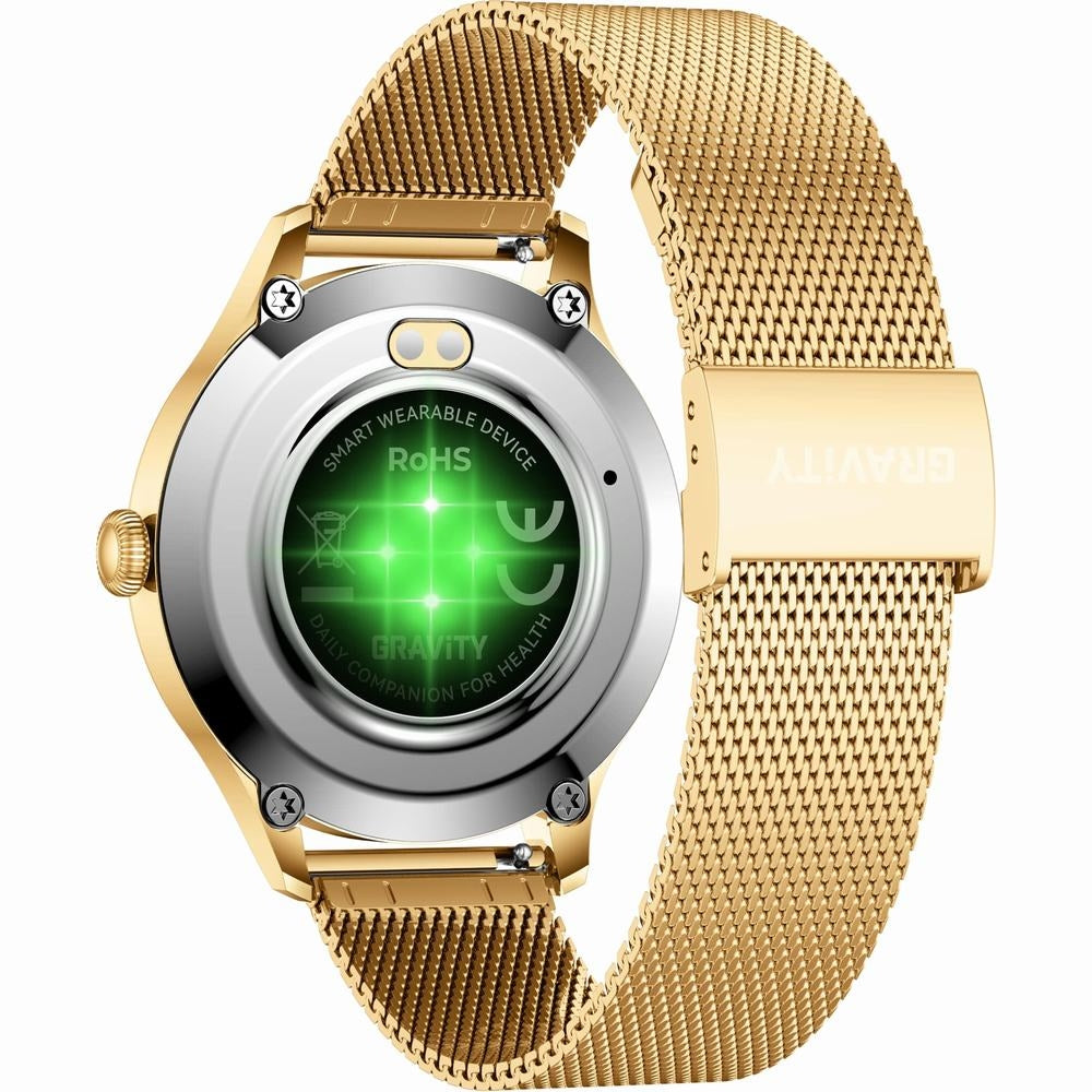 Smartwatch Gravity Różowo Złoty 2 Paski GT25-1 PRO