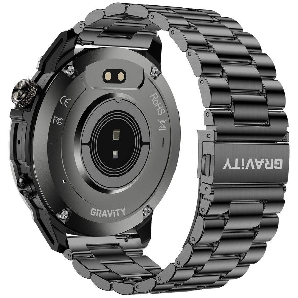 Smartwatch Gravity Czarny Pasek + Bransoleta GT46-2