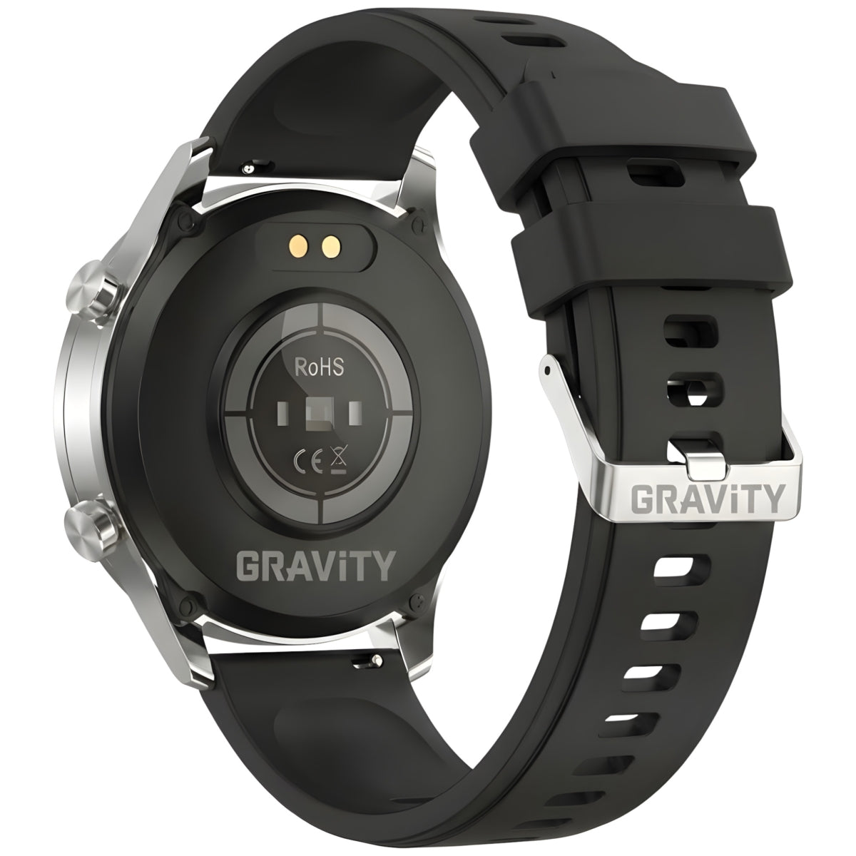 Smartwatch Gravity Srebrny 2 Paski GT10-7