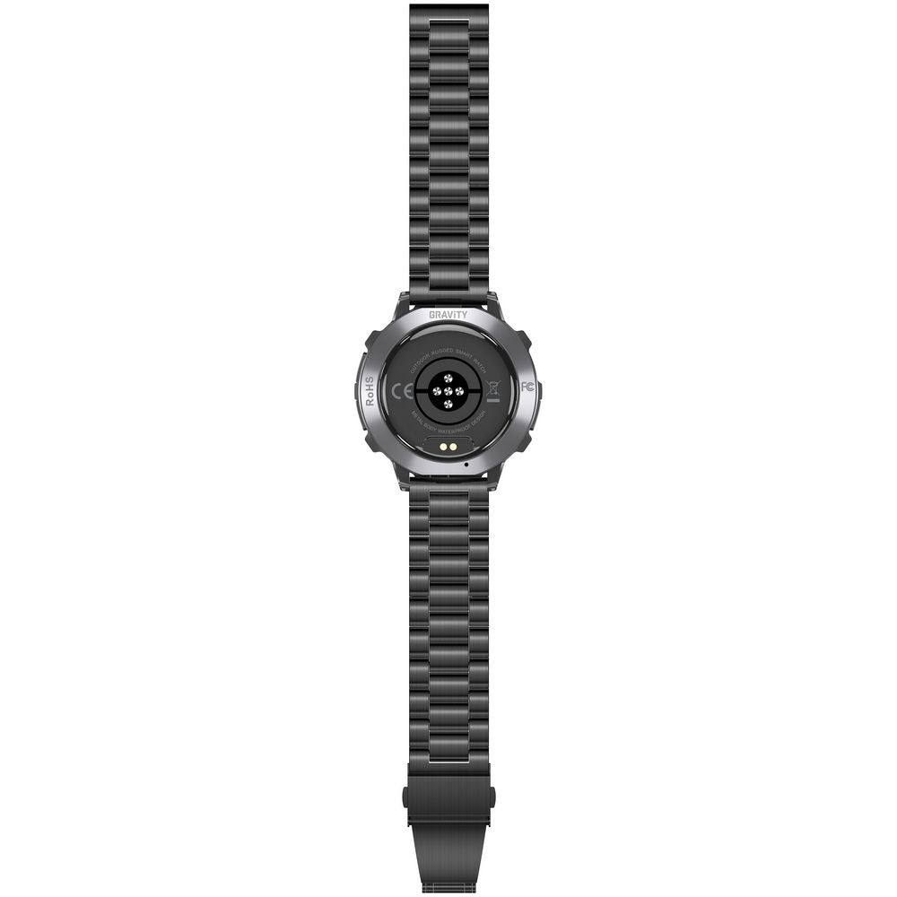 Smartwatch Gravity Czarny Pasek + Bransoleta GT42-1