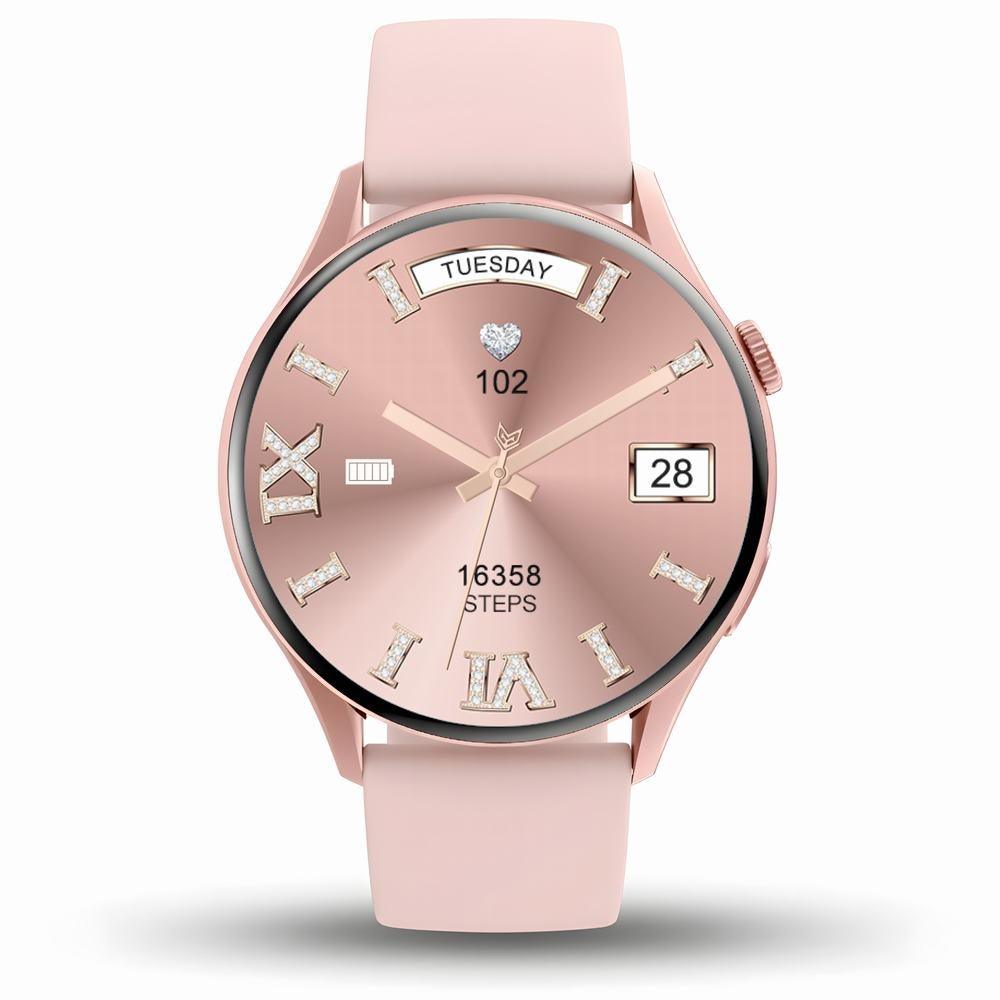 Smartwatch Gravity Różowe Złoto Pasek + Bransoleta GT11-5