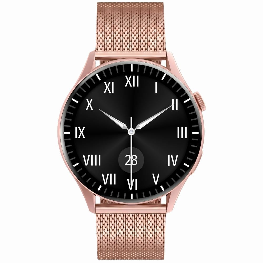 Smartwatch Gravity Różowe Złoto Pasek + Bransoleta GT11-5