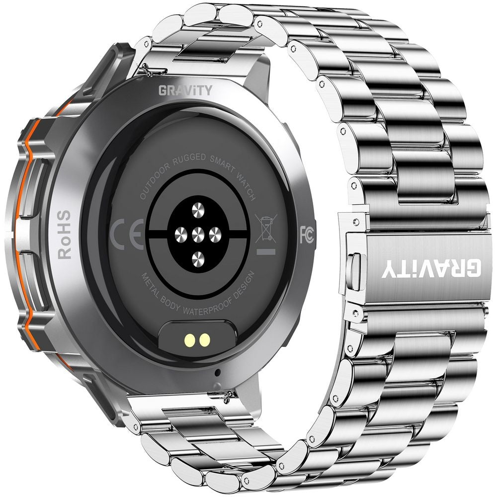 Smartwatch Gravity Grafitowy Pasek + Bransoleta GT42-3