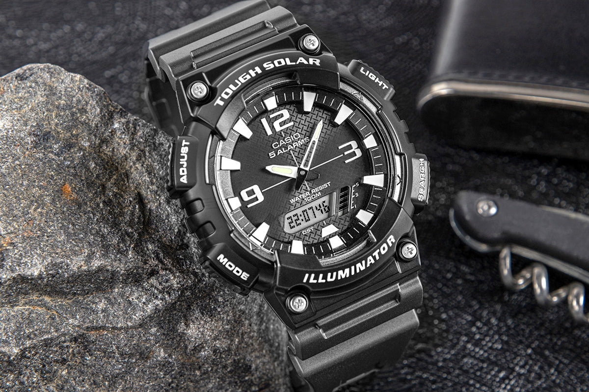 Zegarek Męski CASIO SOLAR AQ-S810W-1AVEF + BOX