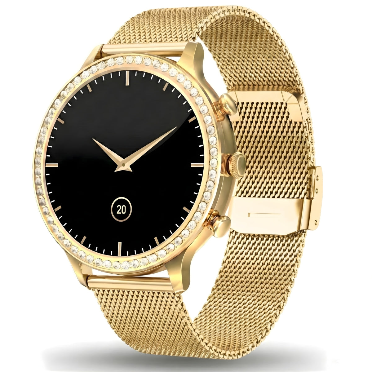 Smartwatch Gravity Złoty Pasek i Bransoleta  GT5-1