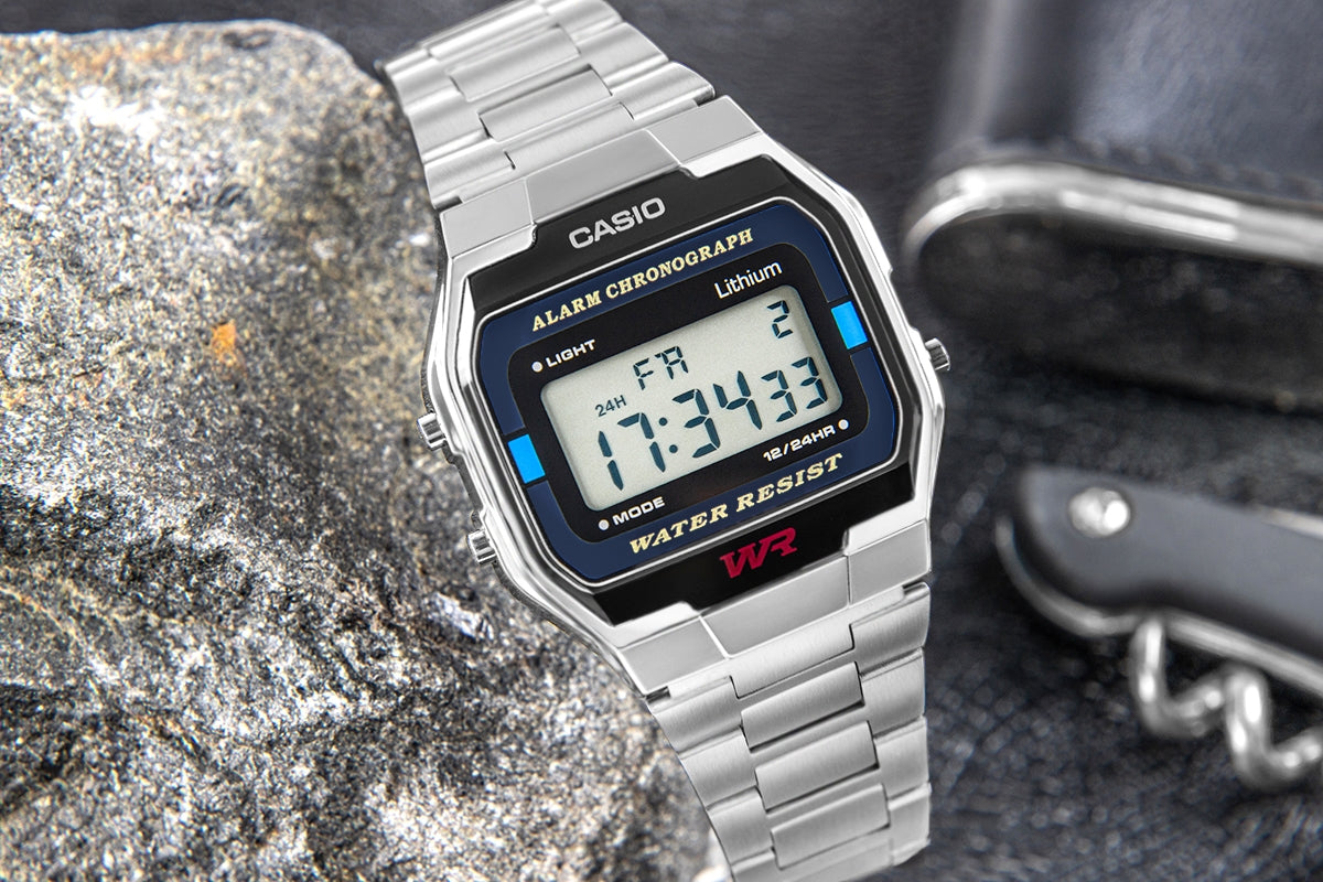 Zegarek CASIO A163WA-1QES Unisex + BOX