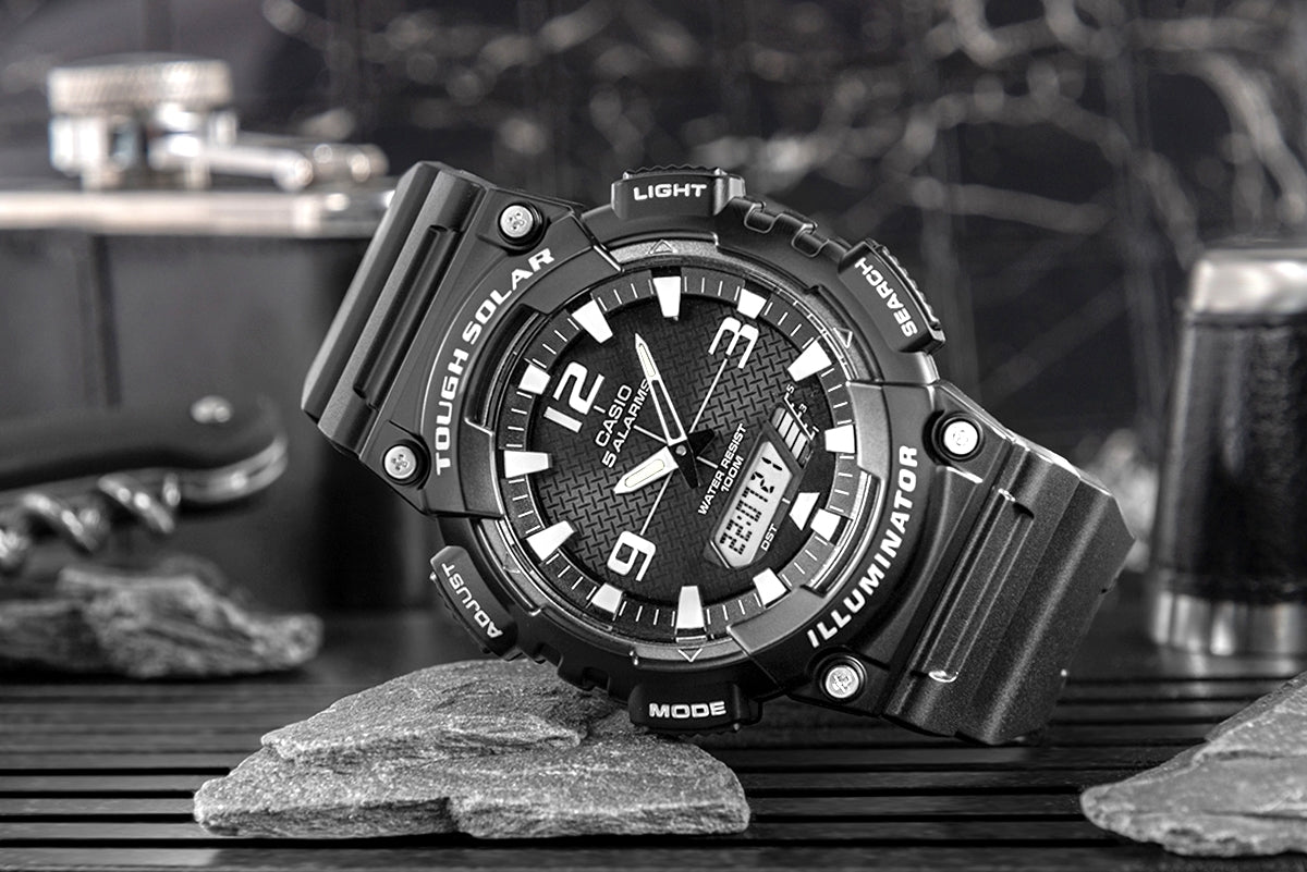 Zegarek Męski CASIO SOLAR AQ-S810W-1AVEF + BOX