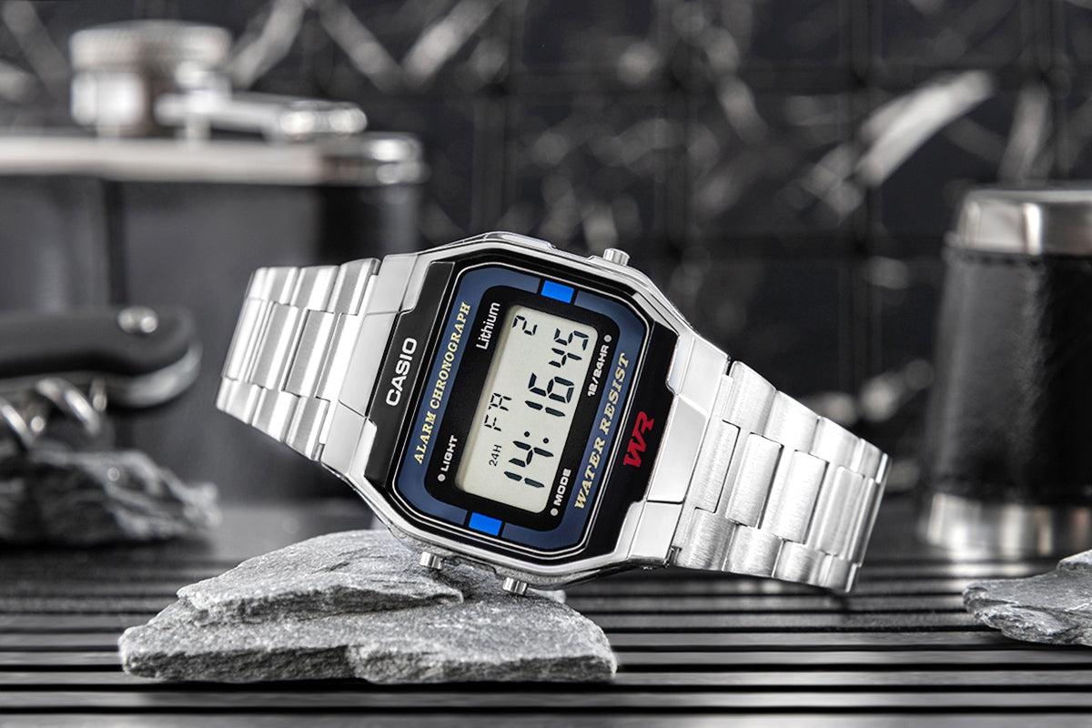 Zegarek CASIO A163WA-1QES Unisex + BOX