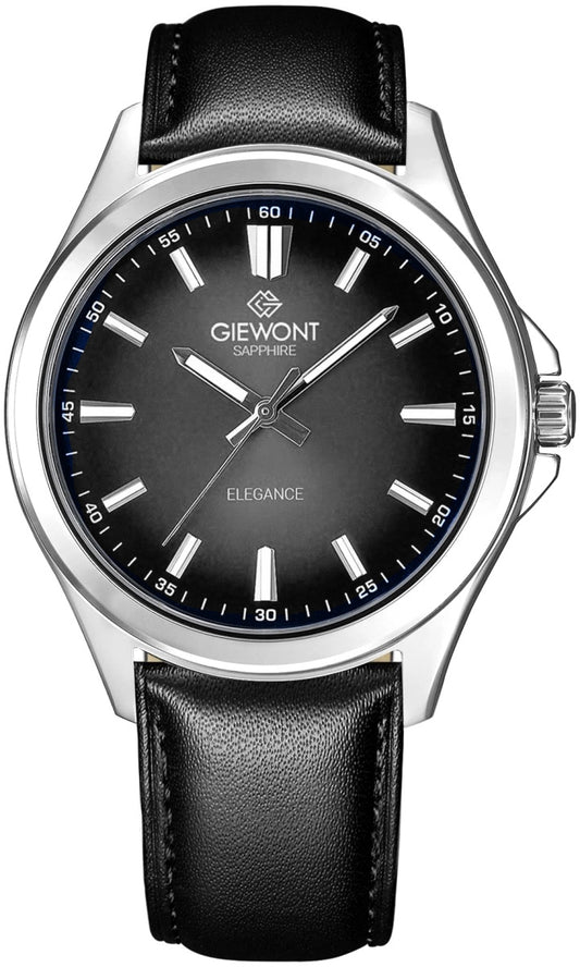 Zegarek Męski Giewont Elegance Sapphire Czarny GW5160-A2