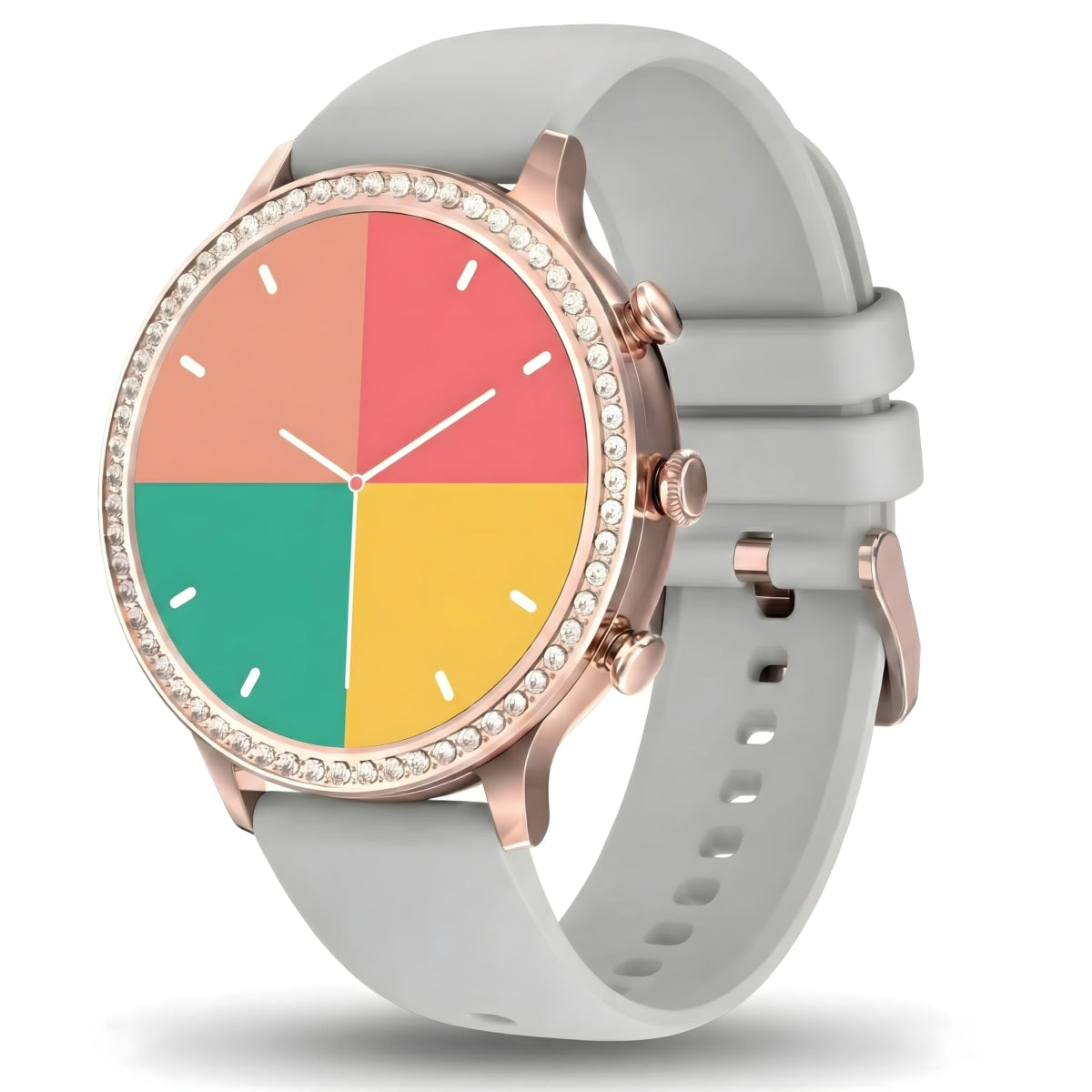 Smartwatch Gravity Różowe Złoto Pasek i Bransoleta GT5-8