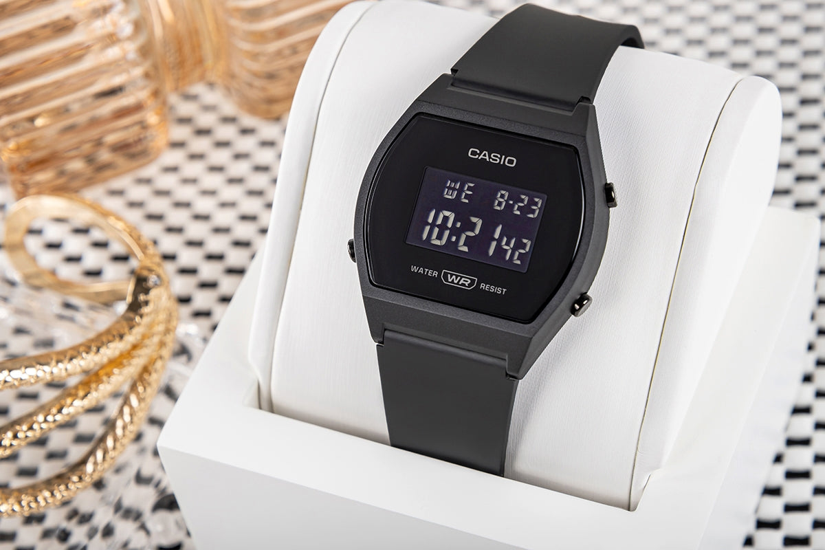 Zegarek Damski CASIO LW-204-1BEF Czarny Unisex + BOX