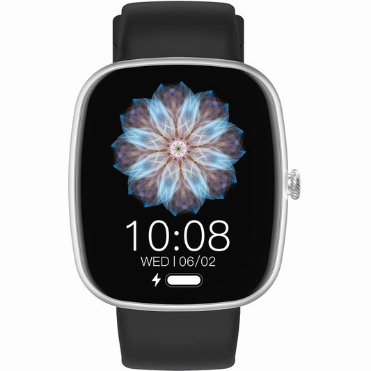 Smartwatch Męski GRAVITY GT18-6 Czarny Pasek Silikonowy + Granatowy Pasek