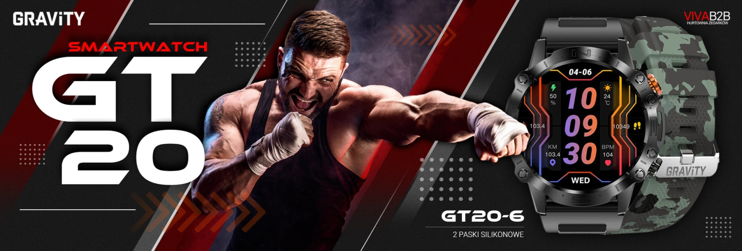 Smartwatch Gravity GT20-6