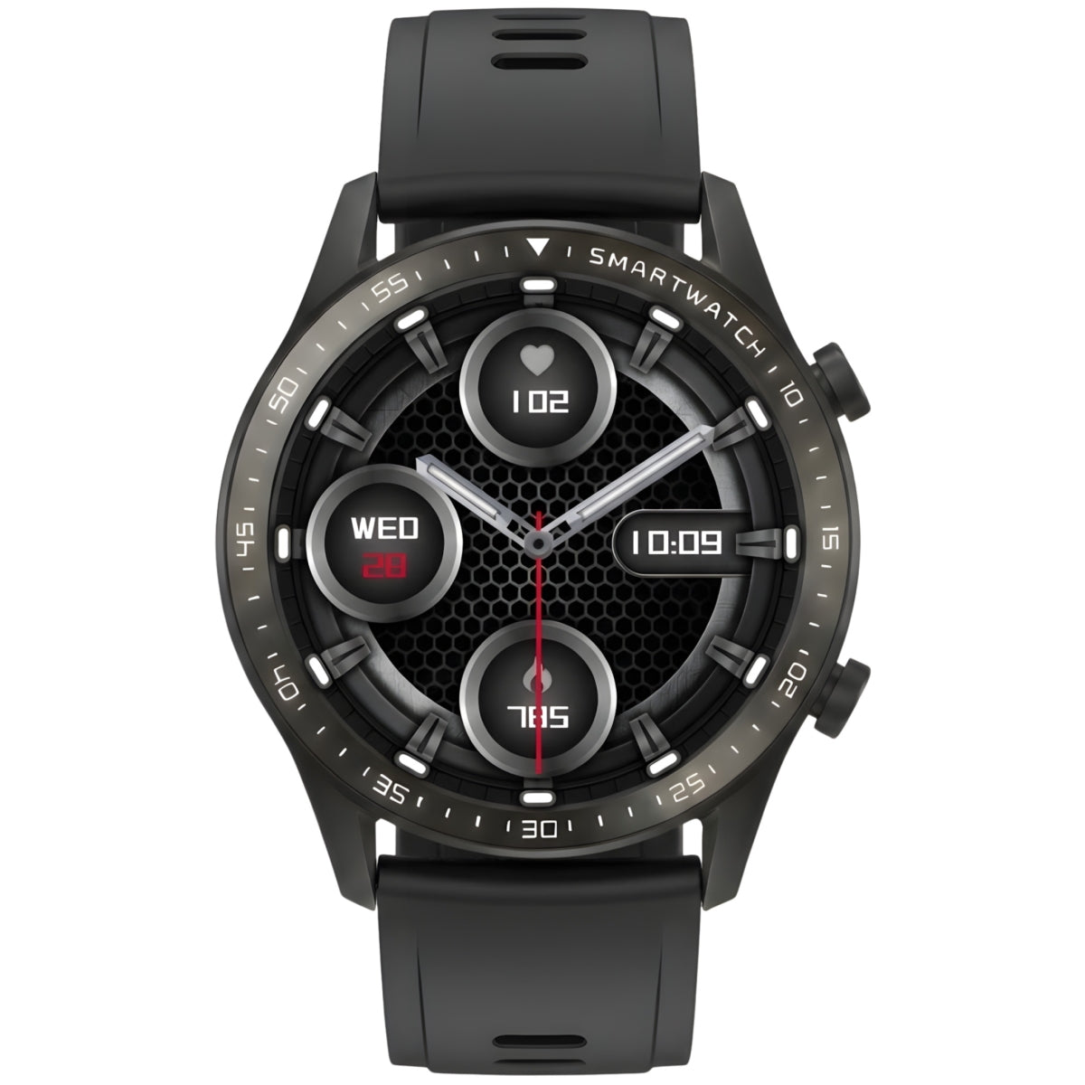 Smartwatch Gravity Czarny Bransoleta i Pasek GT10-1