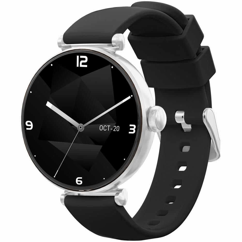 Smartwatch Gravity Srebrno Różowe Złoto Czarny 2 Paski GT26-5