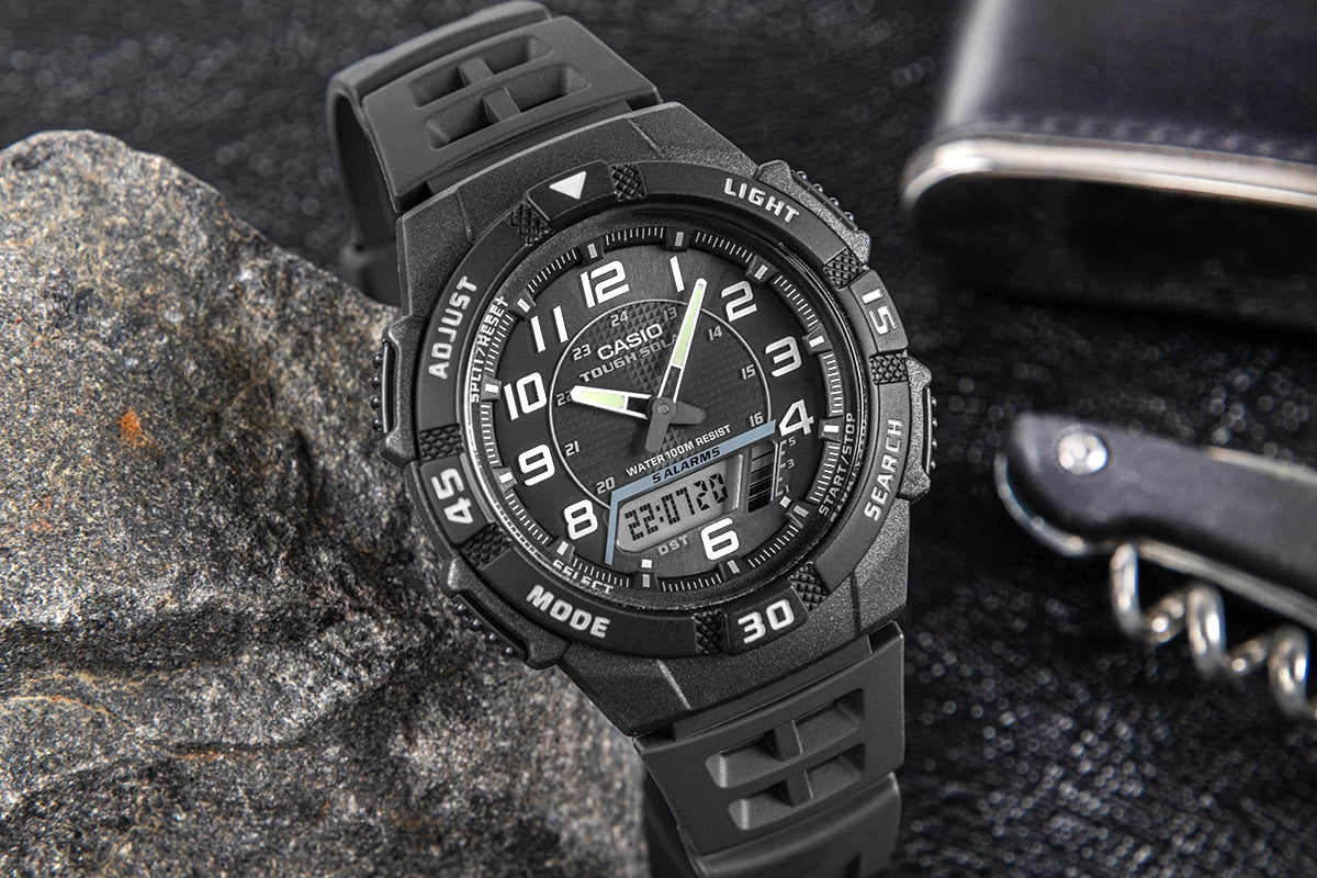 Zegarek CASIO AQ-S800W-1BVEF SOLAR + BOX