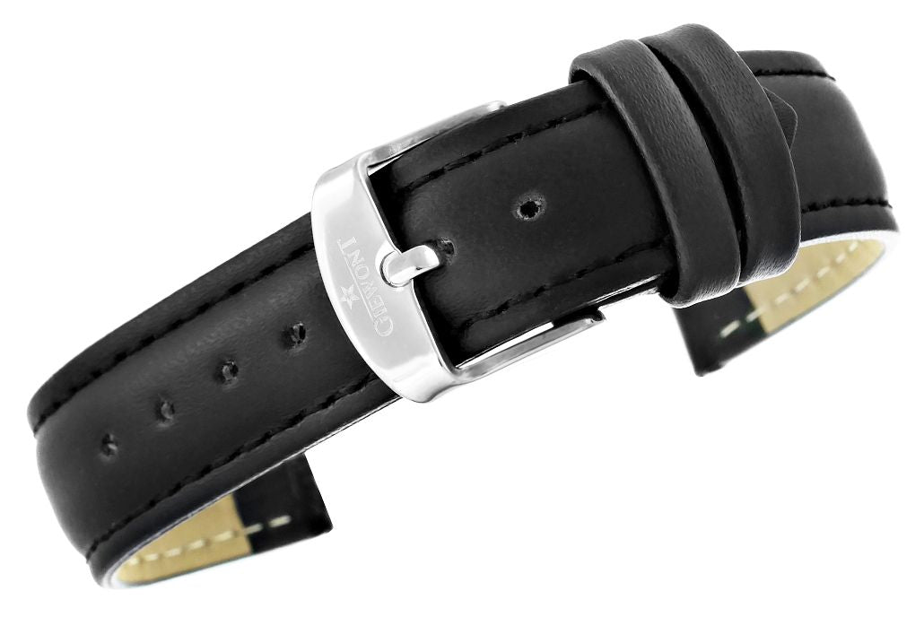 Pasek Damski do Smartwatch GIEWONT GW300 GWP18B -  Leather Black