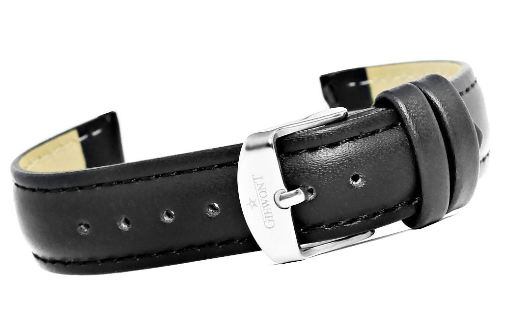 Pasek Damski do Smartwatch GIEWONT GW300 GWP18B -  Leather Black