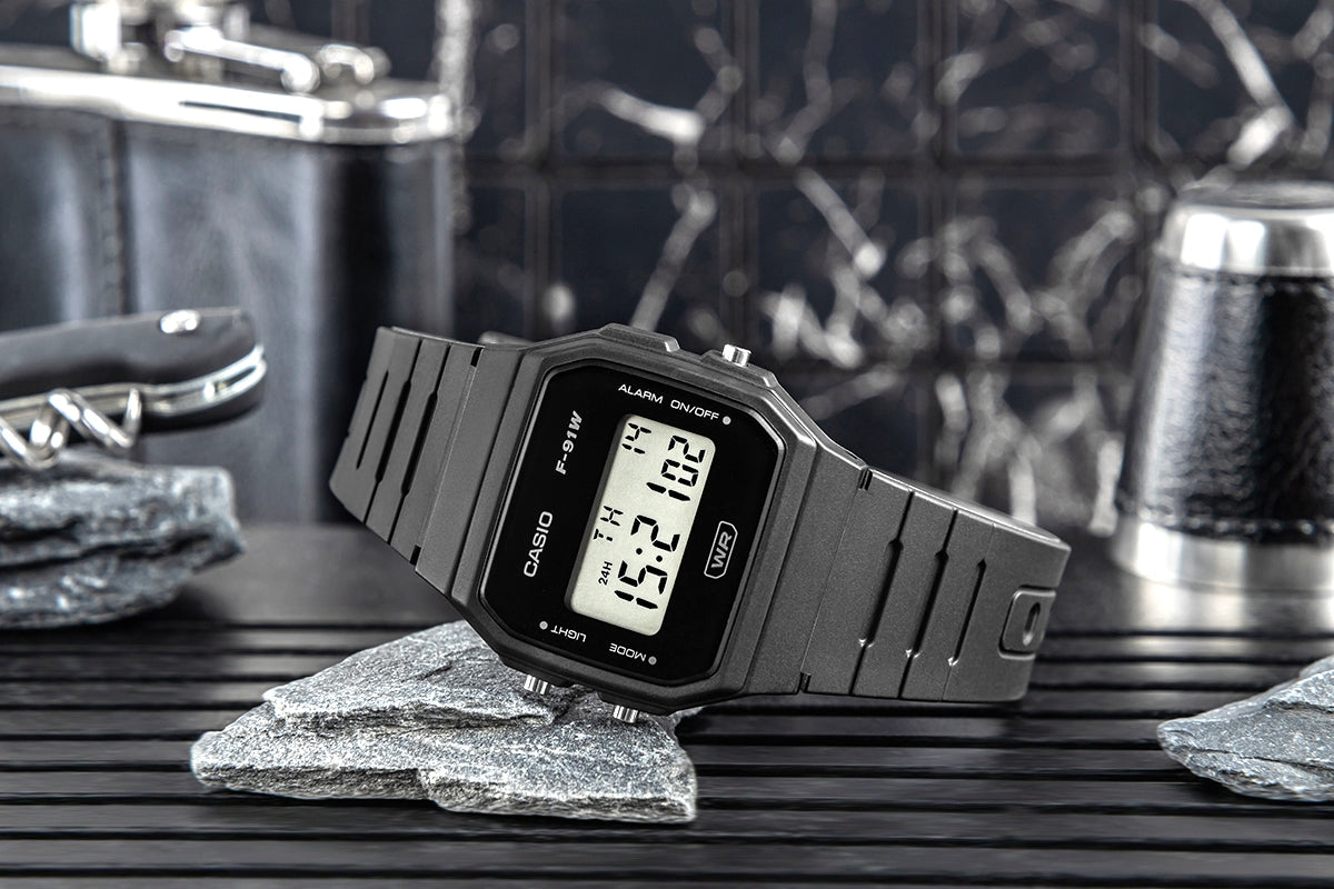 Zegarek CASIO Unisex F-91WB-1AVEF + BOX