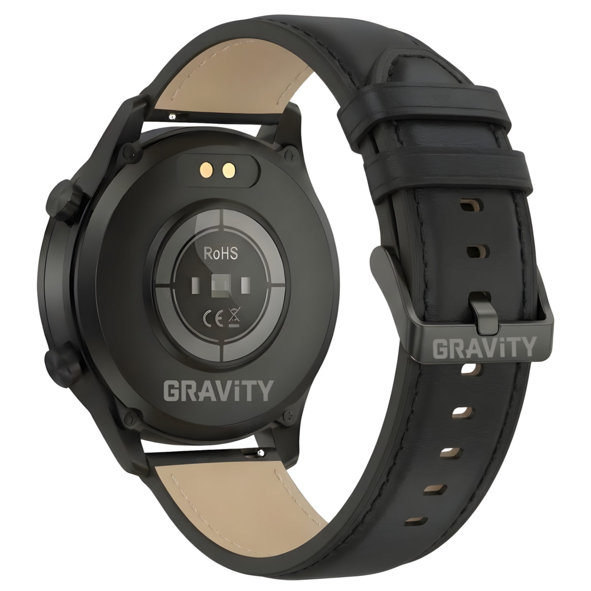Smartwatch Gravity Czarny 2 Paski GT10-3