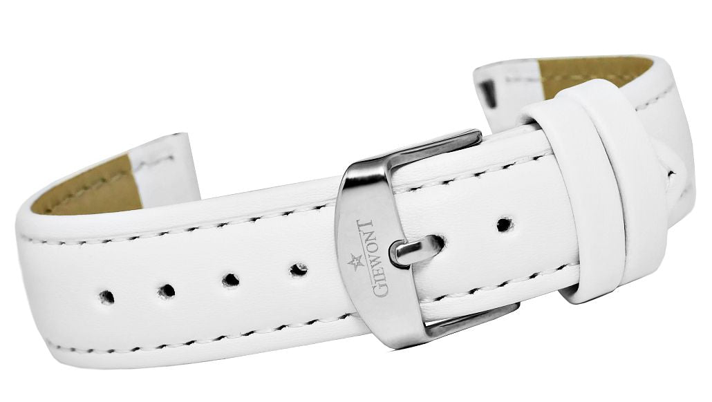 Pasek Damski do Smartwatch GIEWONT GW300 GWP18W -  Leather White