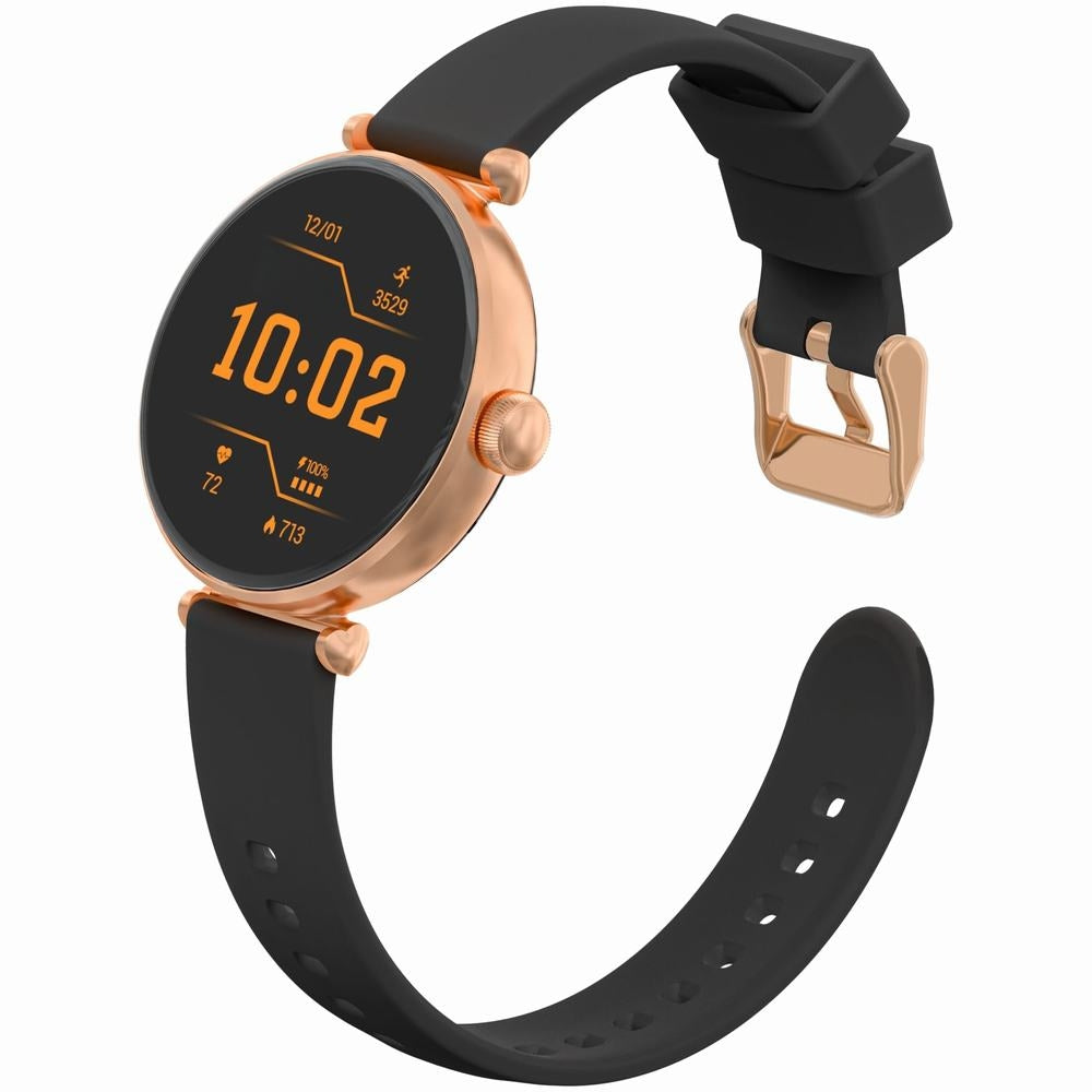 Smartwatch Gravity Różowe Złoto Czarny 2 Paski GT26-3